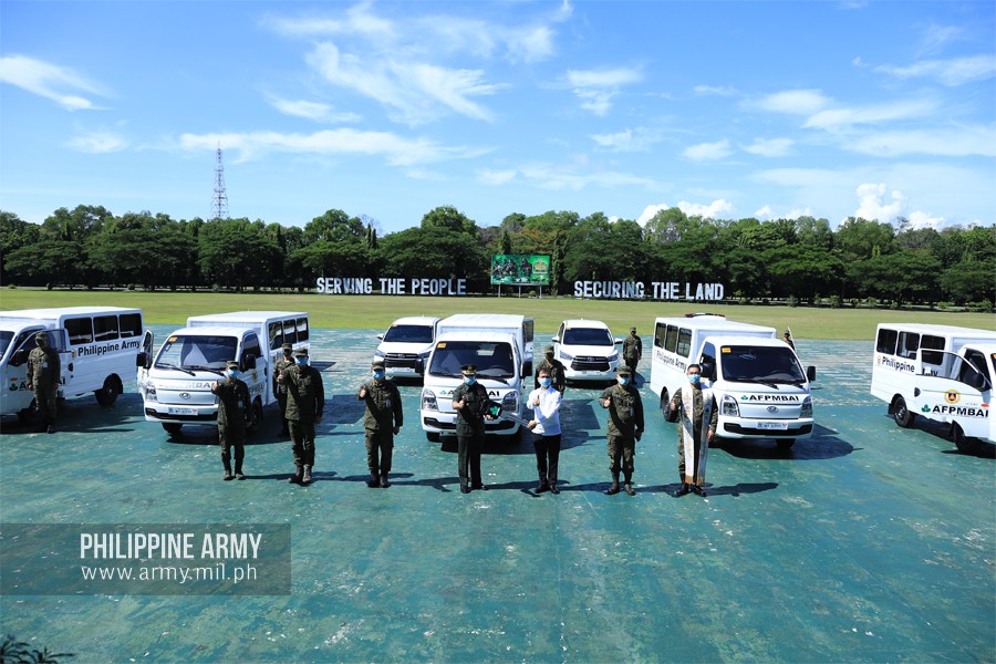Army receives vehicles from AFPMBAI