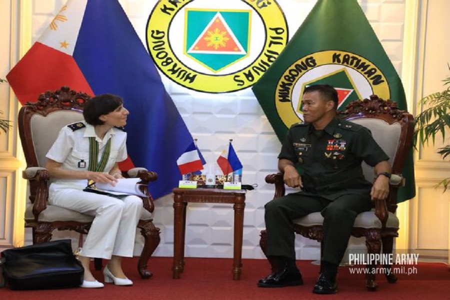 French general reaffirms defense ties with PA