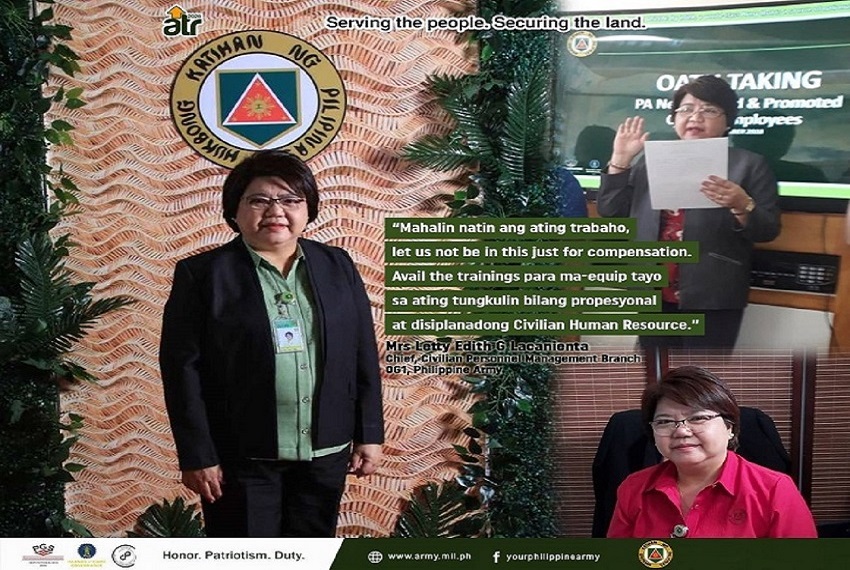 Story of the Chief Civilian Human Resource of the Philippine Army